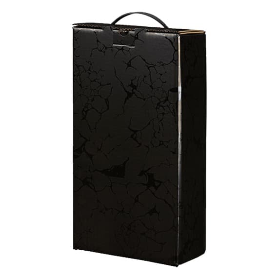 Estuche de cartón Black con tapa y asa