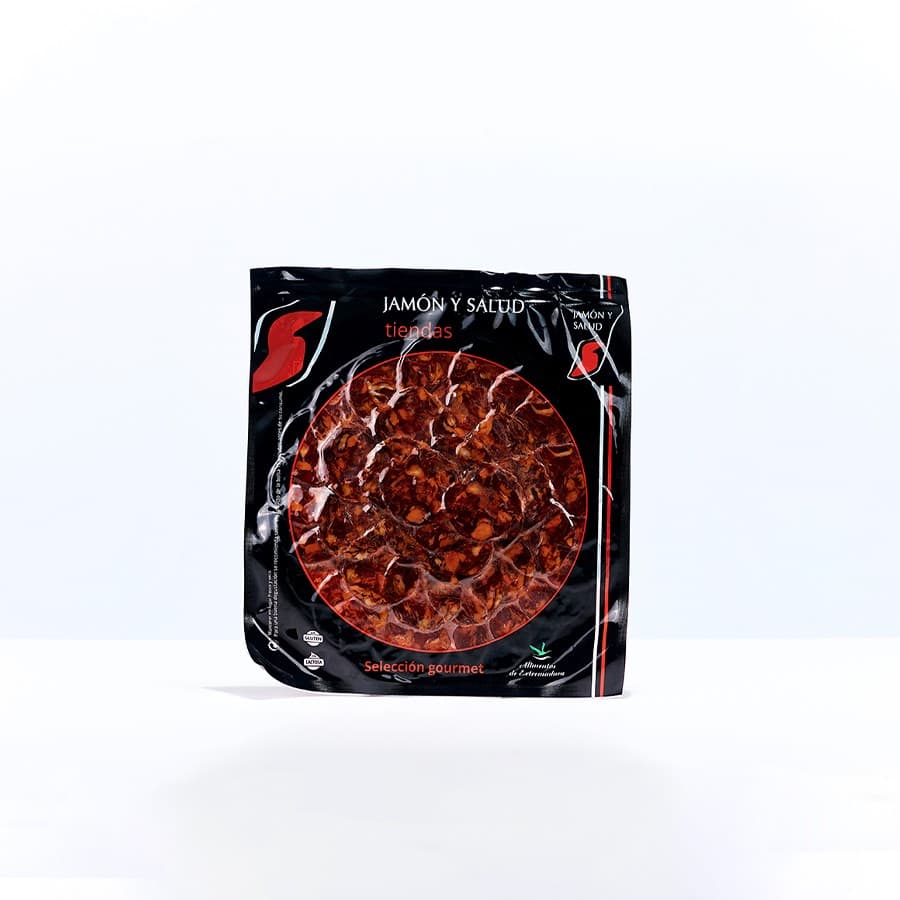 Chorizo de bellota ibérico loncheado